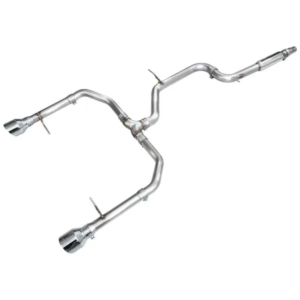 AWE Tuning 3020-32275 Track Edition Cat-Back Exhaust 2022 2023 2024 2025 Volkswagen Jetta GLI 2.0T Chrome Silver Tips
