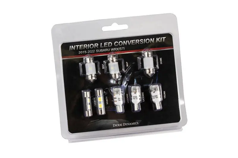 Diode Dynamics 15-19 Subaru WRX Interior Light Kit Stage 2 - Cool - White (DIODD0267)