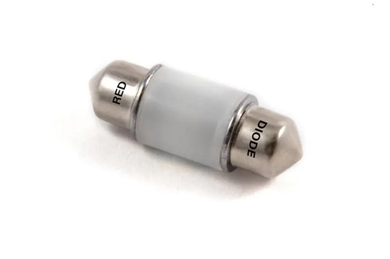 Diode Dynamics 31mm HP6 LED Bulb LED - Red (Single) (DIODD0301S)
