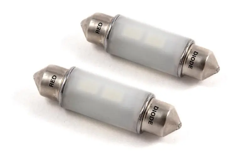 Diode Dynamics 39mm HP6 LED Bulb LED - Red (Pair) (DIODD0315P)