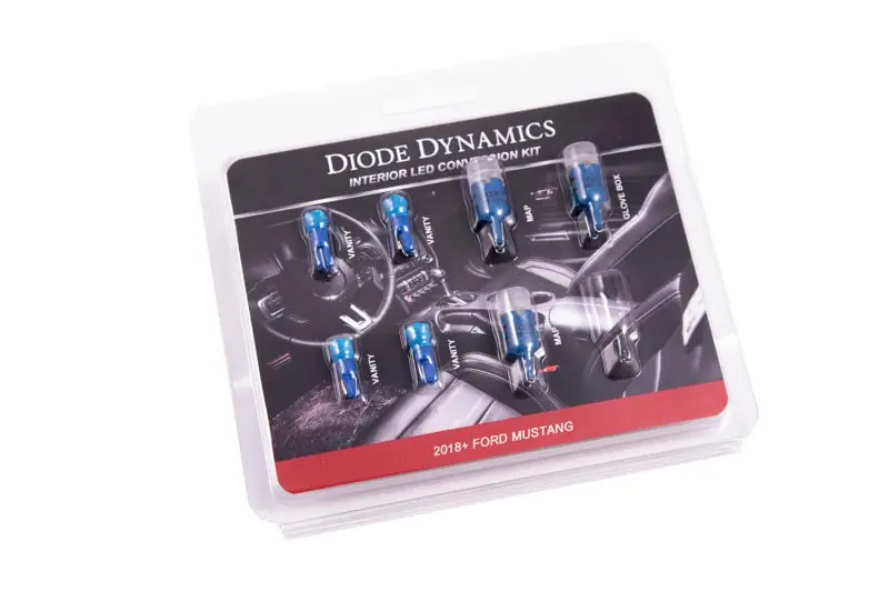 Diode Dynamics 18-19 Mustang Stage 2 Mustang Interior LED Light Kit - Blue (DIODD0356)