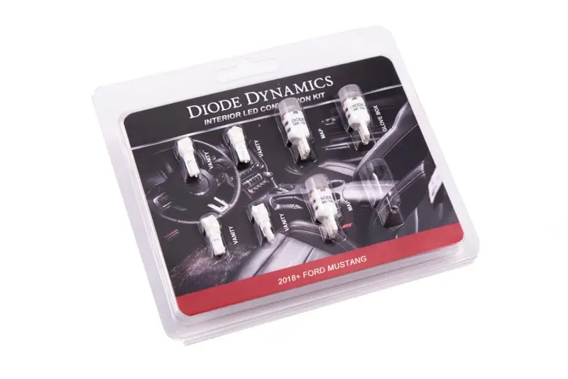 Diode Dynamics 18-19 Mustang Stage 1 Mustang Interior LED Light Kit - Cool - White (DIODD0359)