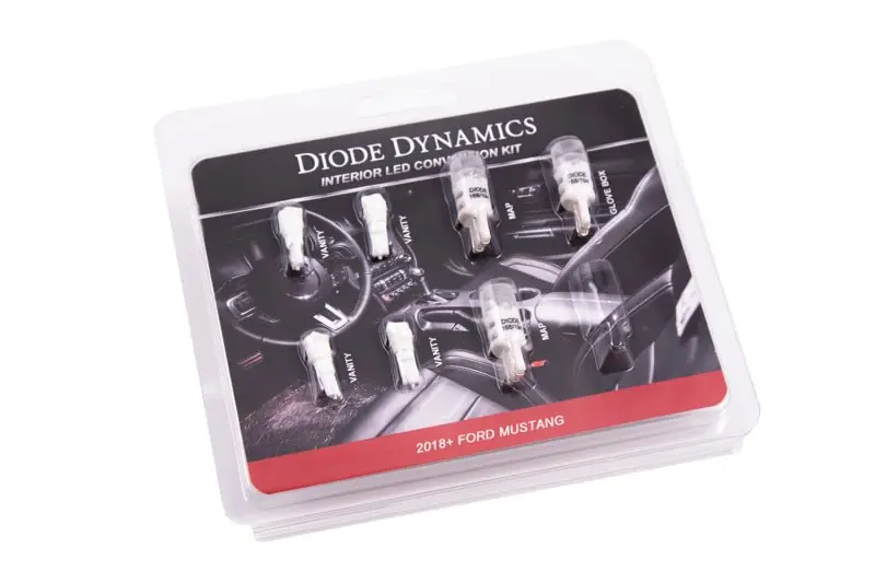 Diode Dynamics 18-19 Mustang Stage 2 Mustang Interior LED Light Kit - Cool - White (DIODD0360)