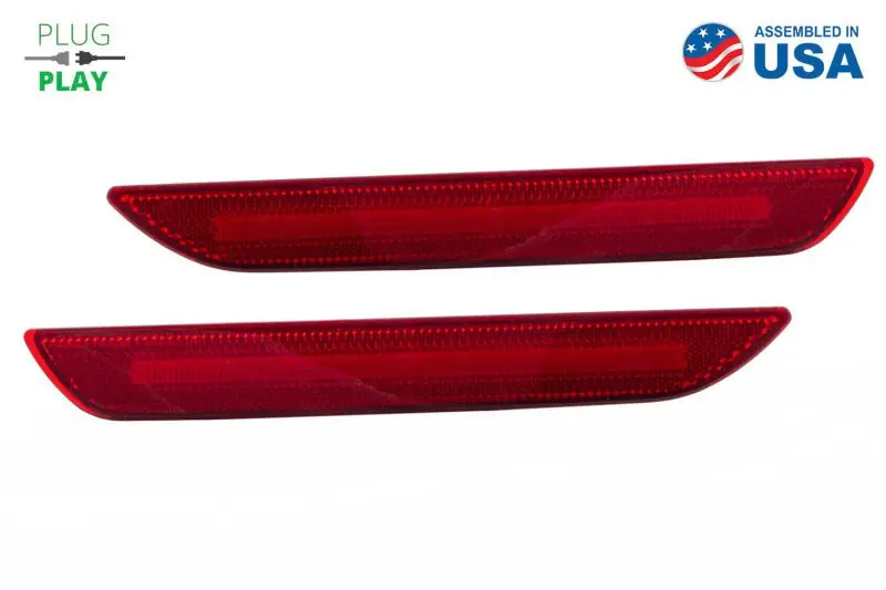 Diode Dynamics 15-21 Ford Mustang LED Sidemarkers - Red (set) (DIODD5003)
