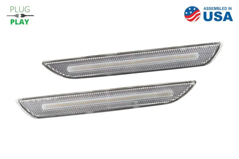 Diode Dynamics 15-21 EU/AU Ford Mustang LED Sidemarkers Clear (Pair) (DIODD5071)