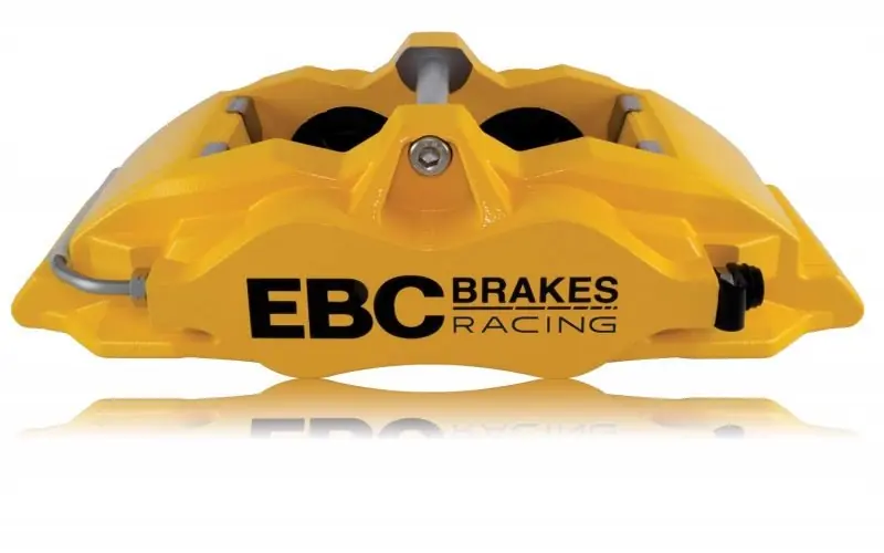 EBC Racing 92-00 BMW M3 (E36) Front Right Apollo-4 Yellow Caliper (for 355mm Rotor) (EBCBC4104YEL-R)
