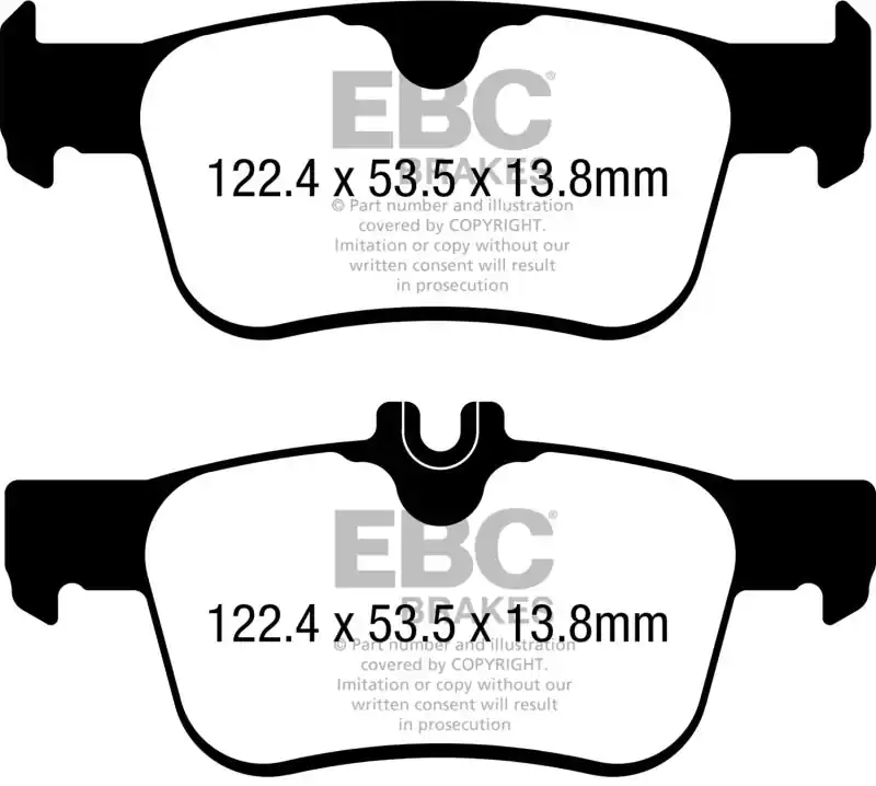EBC 17-21 Honda Civic Hatchback Greenstuff Rear Brake Pads (EBCDP22402)