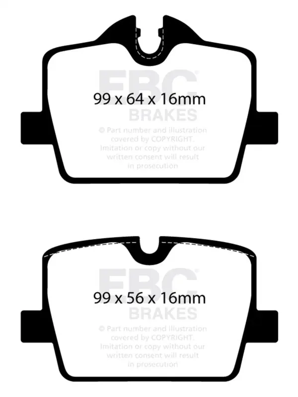EBC 2019+ BMW Z4 G29 2.0T Greenstuff Rear Brake Pads (EBCDP22405)