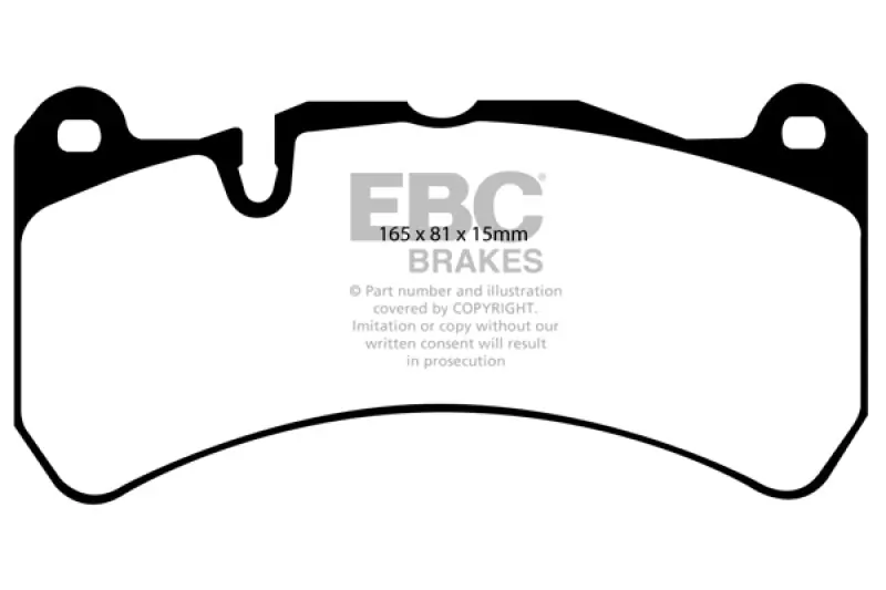 EBC 06-08 Ferrari 599 6.0 Redstuff Front Brake Pads (EBCDP31591C)