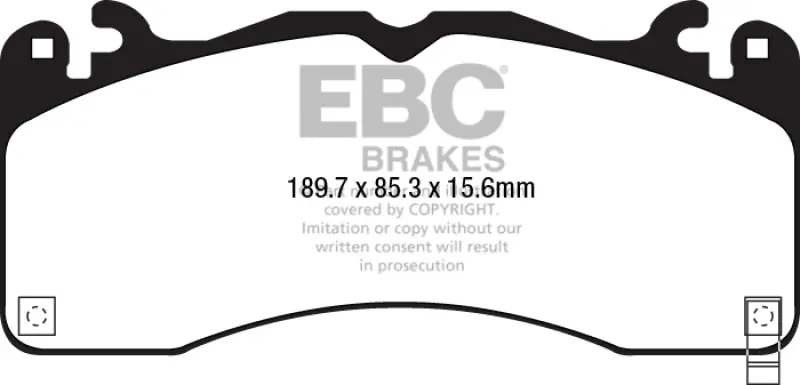 EBC 15-23 Ford Mustang 5.0L (Gen 6) Redstuff Front Brake Pads (EBCDP33040C)