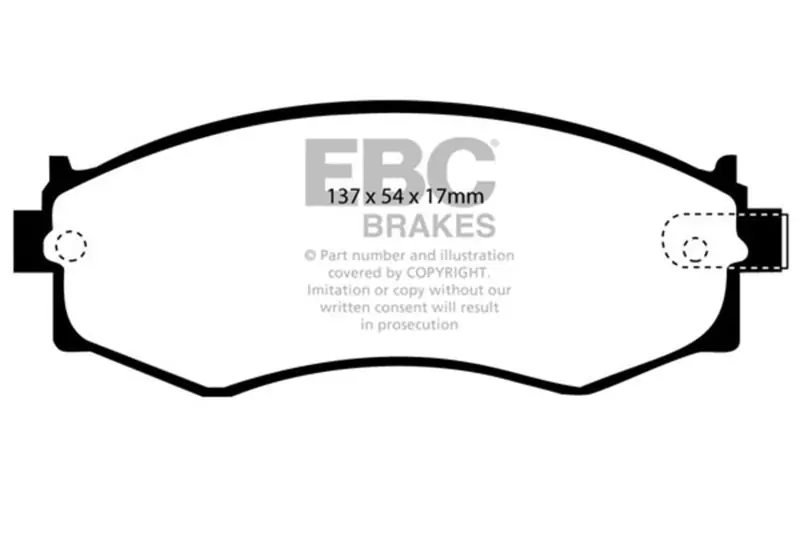 EBC 91-97 Infiniti G20 2.0 Redstuff Front Brake Pads (EBCDP3792C)