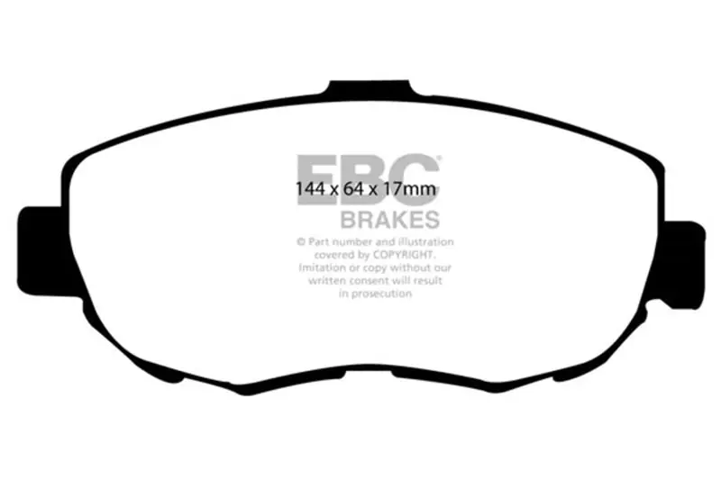 EBC 93-97 Lexus GS300 3.0 Yellowstuff Front Brake Pads (EBCDP41223R)