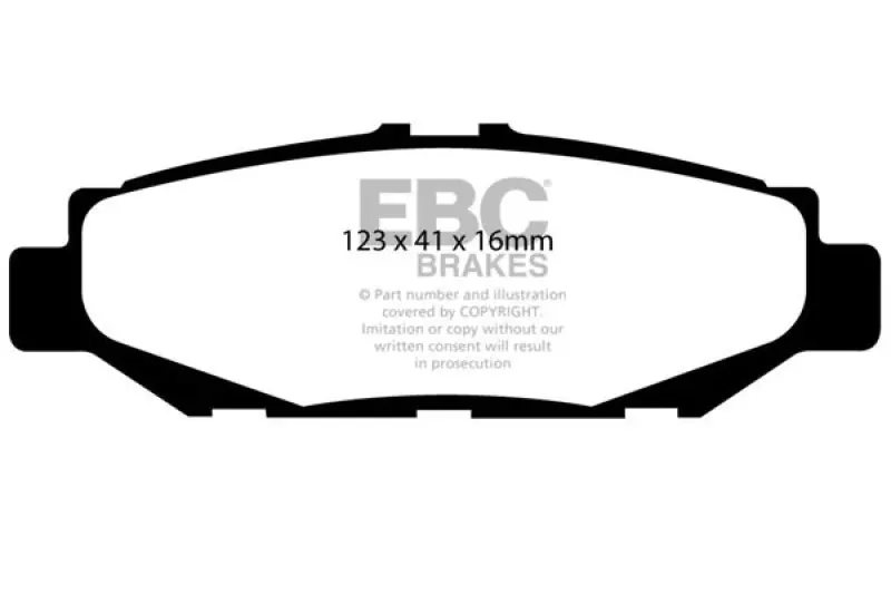 EBC 93-97 Lexus GS300 3.0 Yellowstuff Rear Brake Pads (EBCDP4848R)