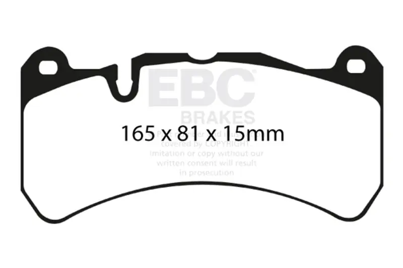 EBC 07-08 Ferrari 430 Scuderia 4.3 Bluestuff Front Brake Pads (EBCDP51591NDX)