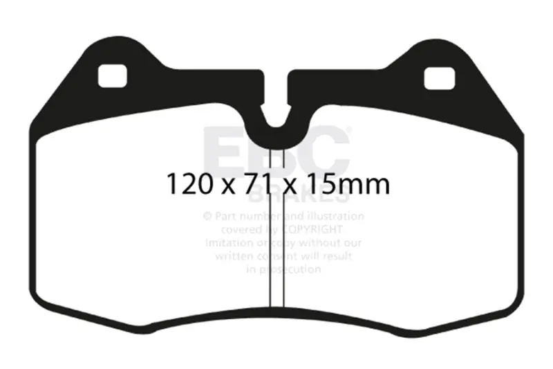 EBC 03-04 Infiniti G35 3.5 (Manual) (Brembo) Bluestuff Front Brake Pads (EBCDP51644NDX)