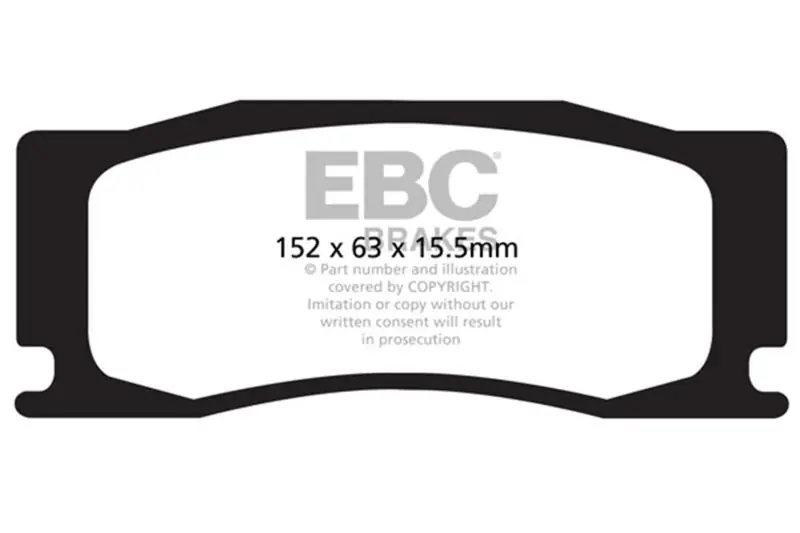 EBC 08-09 Jaguar XKR 4.2L Supercharged Bluestuff Front Brake Pads (EBCDP52111NDX)