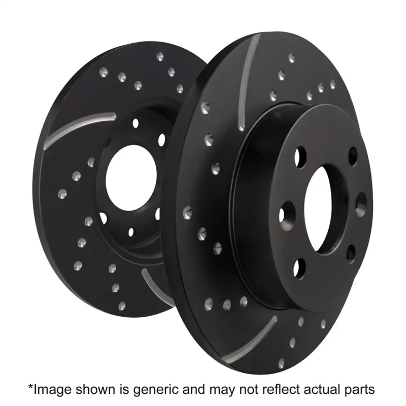 EBC 94-96 Nissan 240SX 2.4 (ABS) (5 Lug) GD Sport Rear Rotors (EBCGD7141)