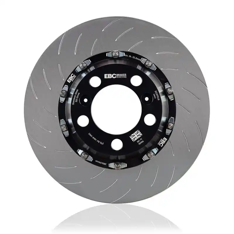 EBC Racing 08-16 Mitsubishi Lancer EVO X 2 Piece SG Racing Front Rotors (EBCSG2F001)