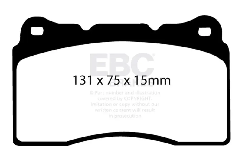 EBC 04-05 Cadillac CTS-V 5.7 Ultimax2 Front Brake Pads (EBCUD1050)
