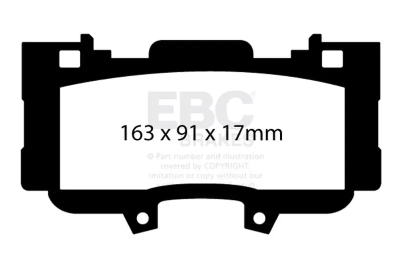 EBC brake Ultimax2 brake Pads (EBCUD1784)