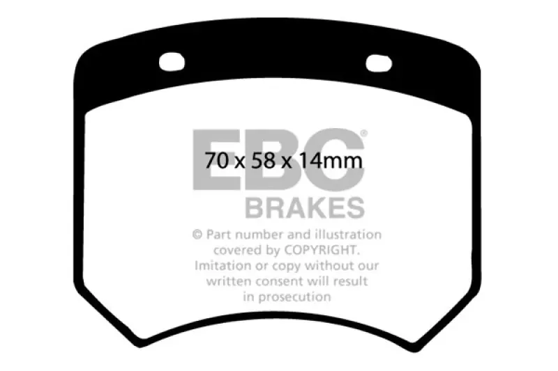 EBC 18+ Honda Accord EX Sedan 1.5T Ultimax Rear Brake Pads (EBCUD2102)