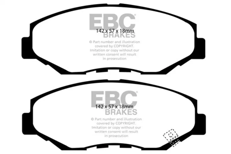 EBC 13-15 Acura ILX 1.5 Hybrid Ultimax2 Front Brake Pads (EBCUD914)