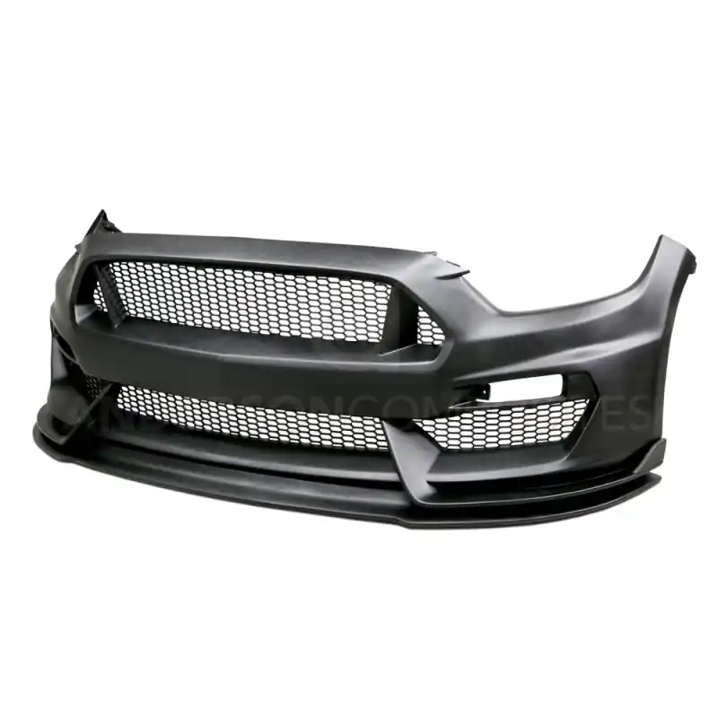 Anderson Composites 15-16 Ford Mustang GT350 Style Fiberglass Front Bumper w/ Front Lip (ANDAC-FB15FDMU-GR-GF)
