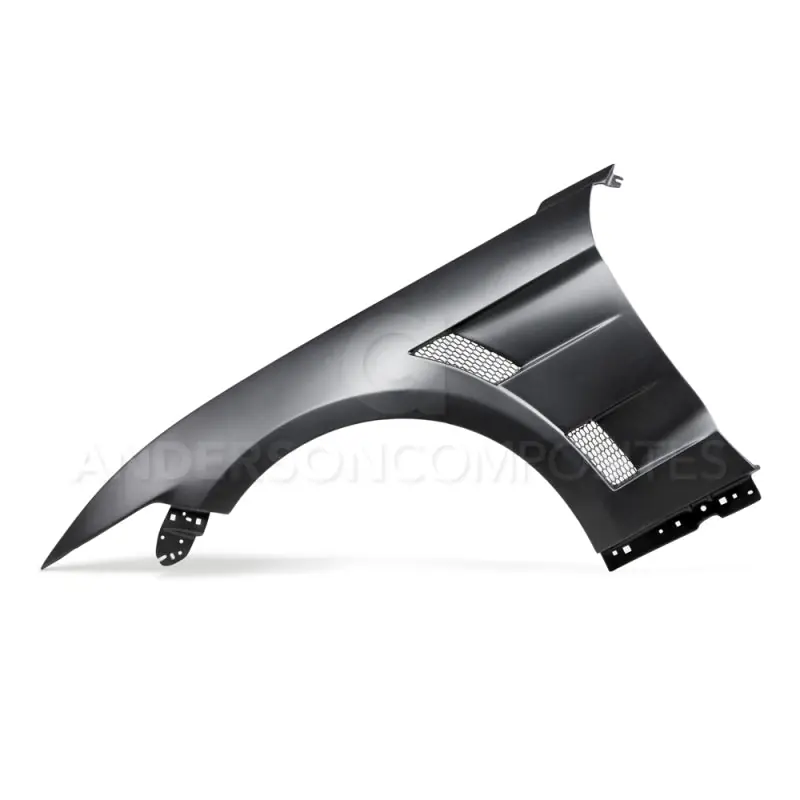 Anderson Composites 15-16 Ford Mustang Type-AT Fiberglass Fenders (0.4in Wider) (ANDAC-FF15FDMU-AT-GF)