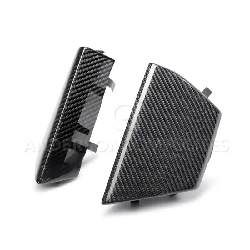 Anderson Composites 15-20 Ford Mustang Shelby GT350 Carbon Fiber Front Upper Grille Inserts (ANDAC-FGI15MU350)