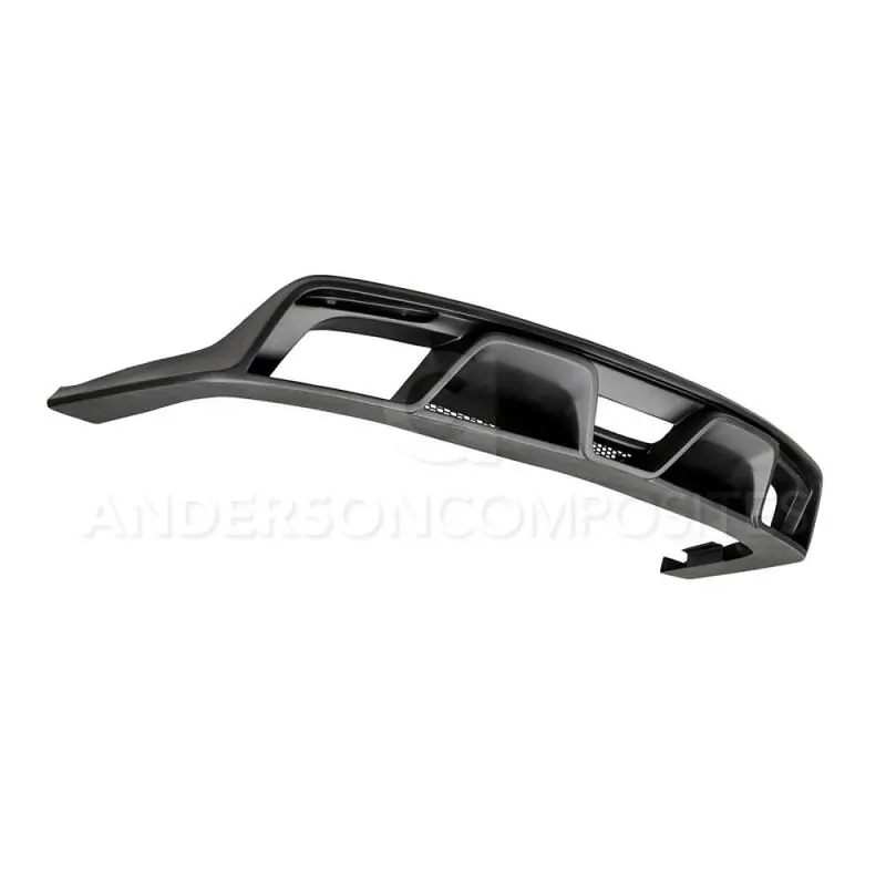 Anderson Composites 15-16 Ford Mustang R-Style Rear Valance (for Quad Tip Exhaust) (ANDAC-RL15FDMU-GR-GF)