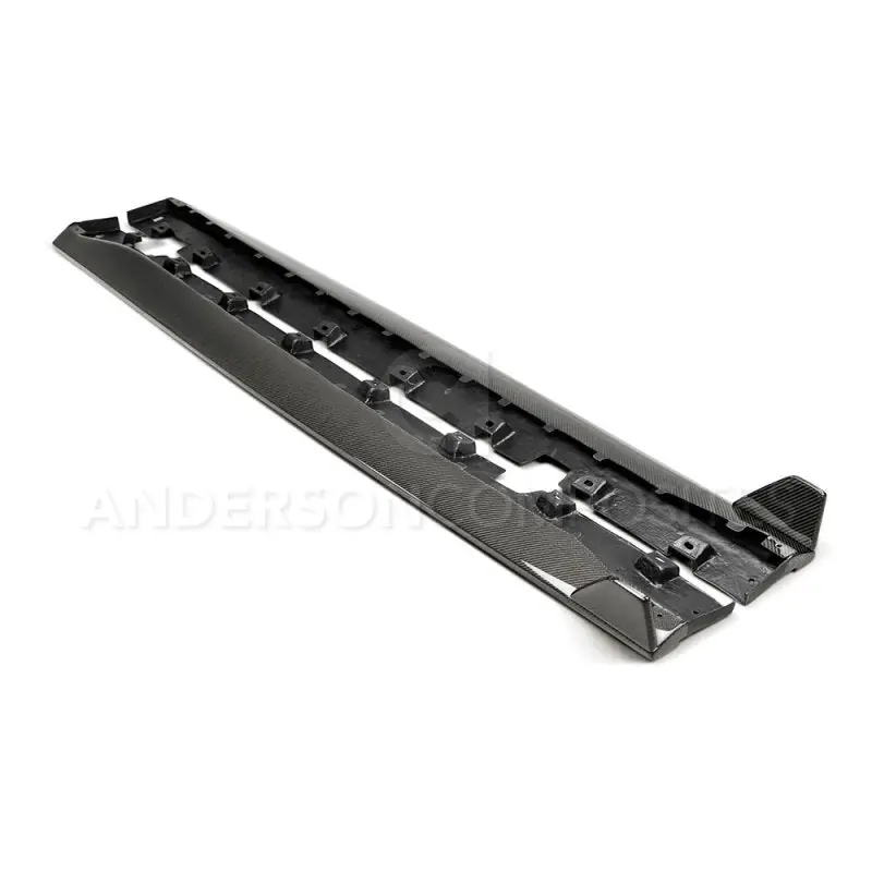 Anderson Composites 2015-2017 Ford Mustang GT350 Style Rocker Panel Splitter (ANDAC-SS15FDMU-GR)
