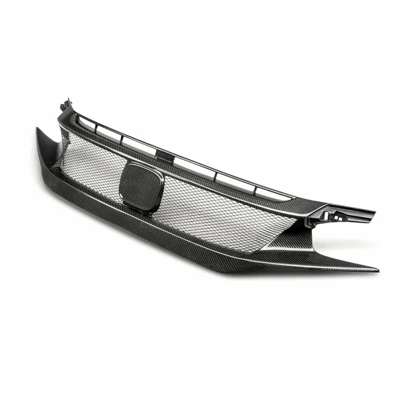 Seibon CV-Style Carbon Fiber Front Grill (17-21 Honda Civic Type R) (SEIFG17HDCVR-CV)