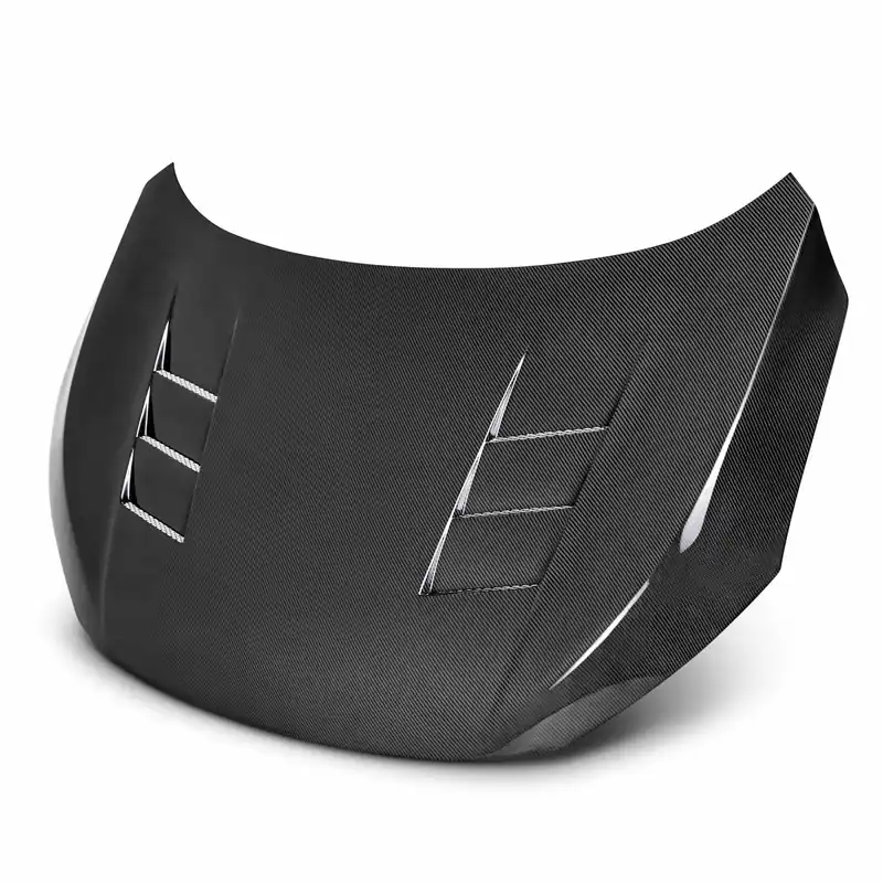 Seibon TS-Style Carbon Fiber Hood (16-20 Honda Civic) (SEIHD16HDCV-TS)