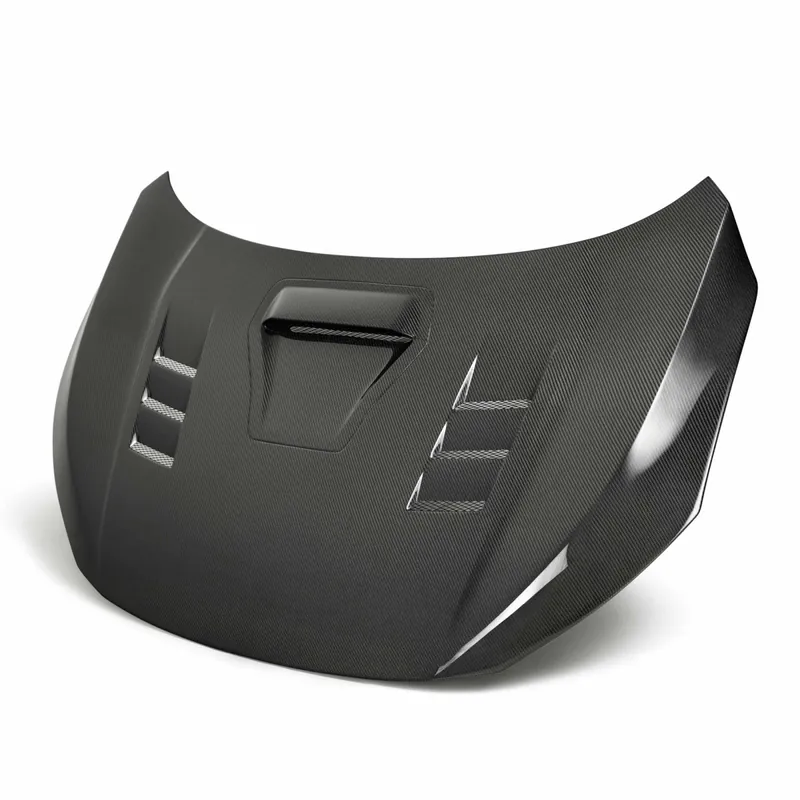 Seibon TS-Style Carbon Fiber Hood (17-21 Civic Type-R) (SEIHD17HDCVR-TS)