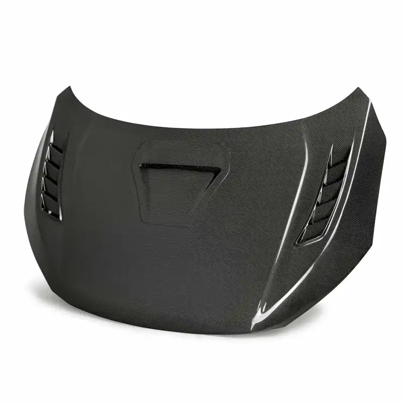 Seibon TSII Style Carbon Fiber Hood (17-20 Honda Civic Type-R) (SEIHD17HDCVR-TSII)