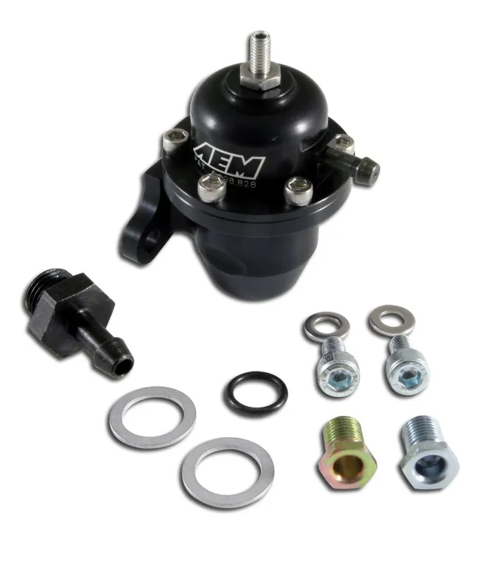AEM High Volume Adjustable Fuel Pressure Regulator | Honda S2000 (AEM25-301BK)
