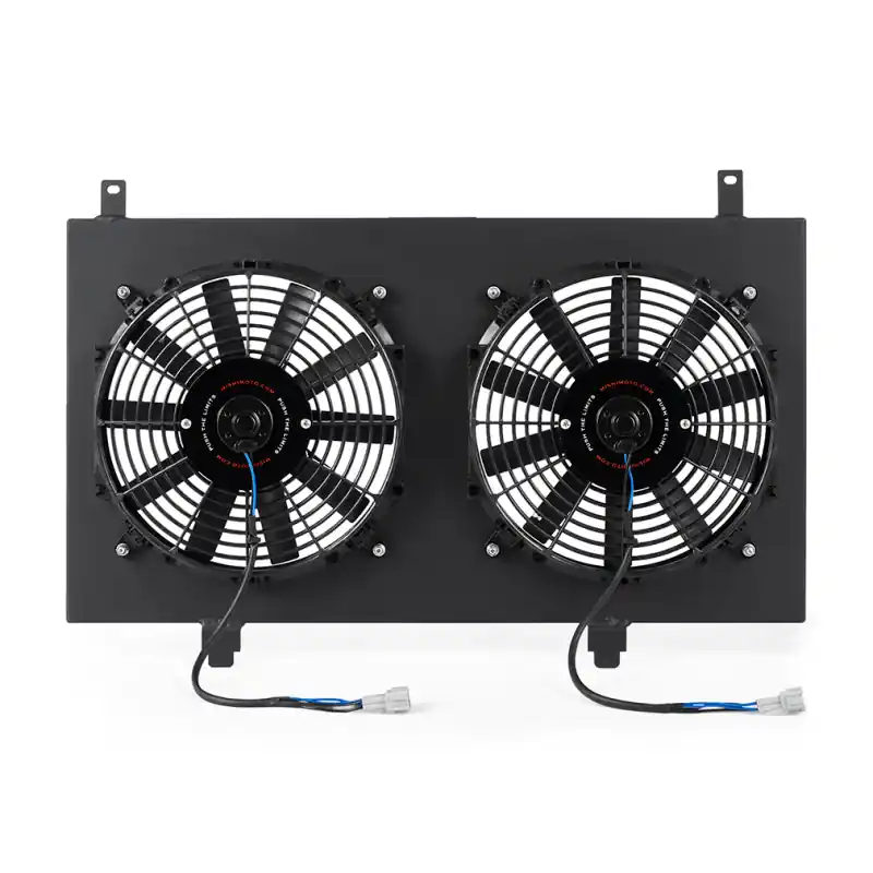 Mishimoto Aluminum Fan Shroud Black (Nissan 350Z) (MISMMFS-350Z-03BK)