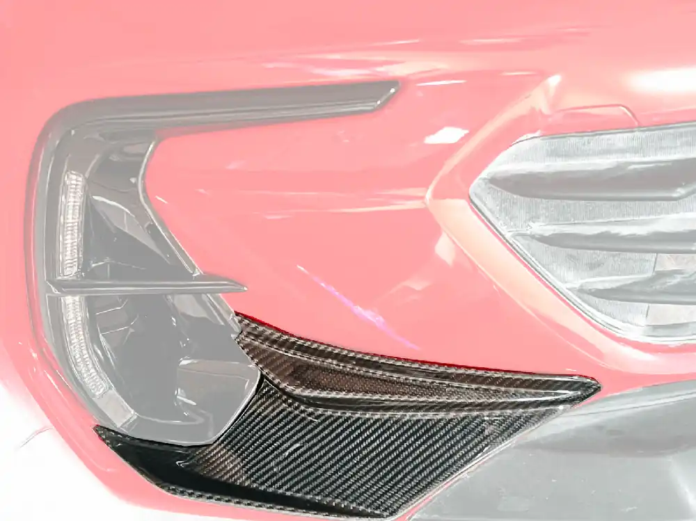 Rexpeed Carbon Front Bumper Lower Side Cover (for LED liner model) (22+ BRZ)