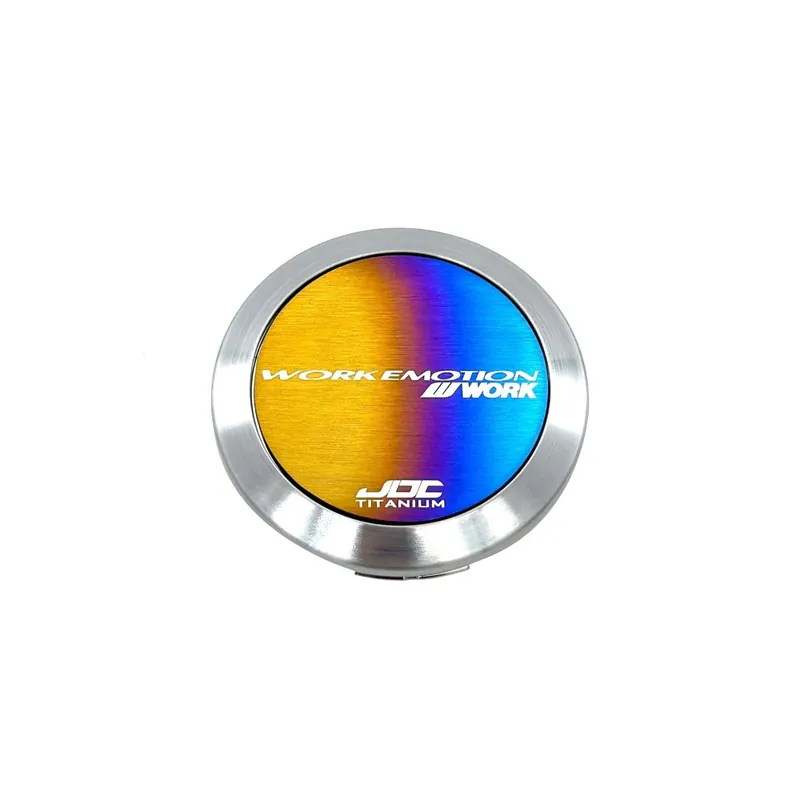 JDC Titanium Work Emotion Wheel Center Cap Plaques