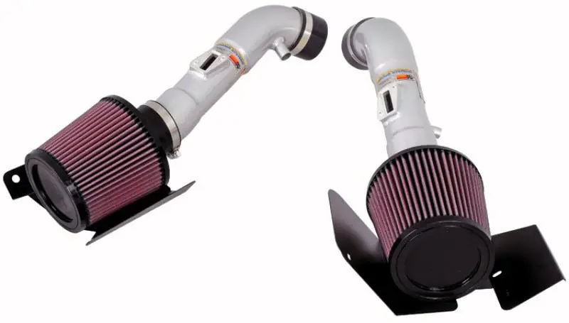 K&N Dual Silver Typhoon Short Ram Intake (Nissan 350z) (KNN69-7071TS)