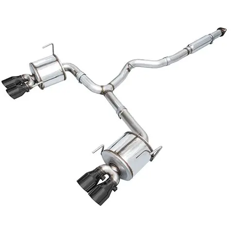 AWE Tuning Touring Edition Exhaust - Diamond Black Tips (22+ VB Subaru WRX) (AWE3015-43979)
