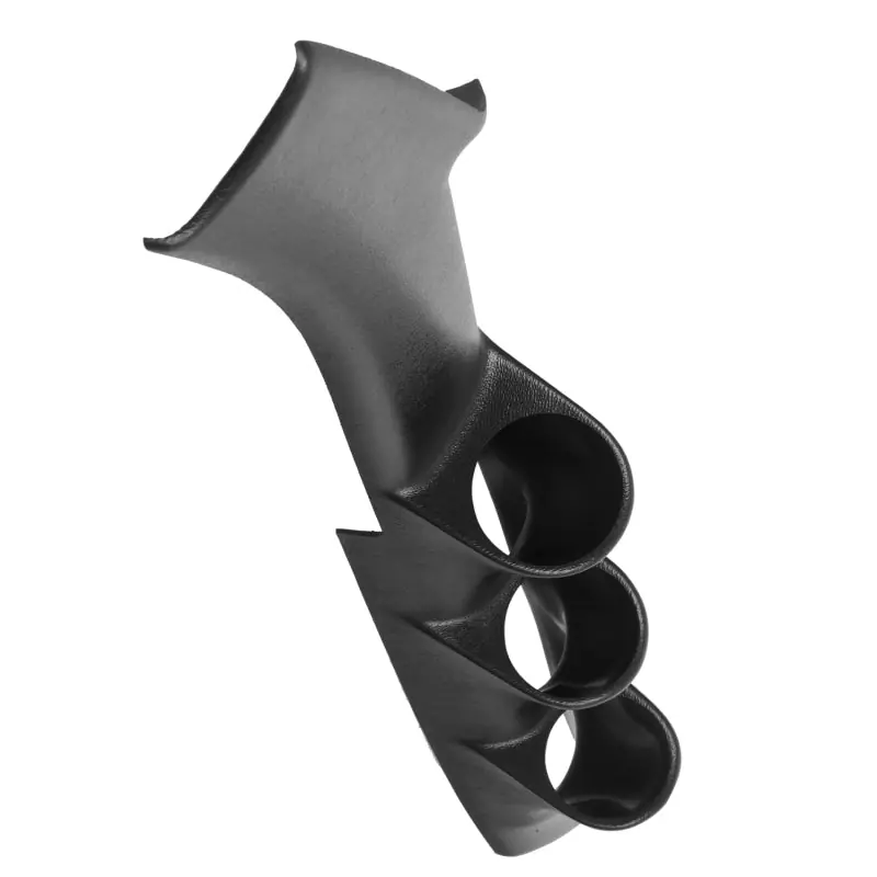 Autometer Black Triple 52mm Pillar Pod (89-94 Nissan 240SX) (ATM22805)