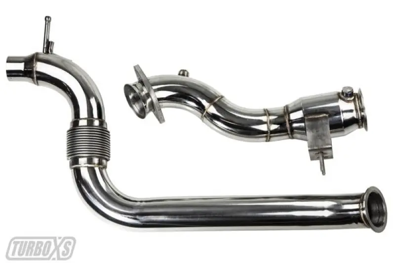 Turbo XS Downpipe w/ High Flow Catalytic Converter (15+ Ford Mustang Ecoboost) (TXSM15-DPC)