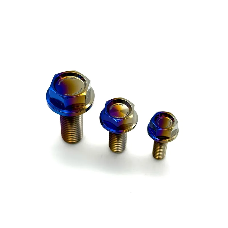 JDC Titanium Flush-Fit Hex Flange Bolts | Universal