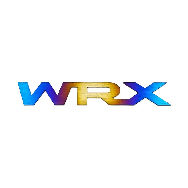 JDC Titanium "WRX" Trunk Badge | 2015+ Subaru WRX