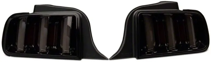 Raxiom Vector V2 LED Tail Lights- Black Housing Smoked Lens (05-09 Ford Mustang) (RAX408588)