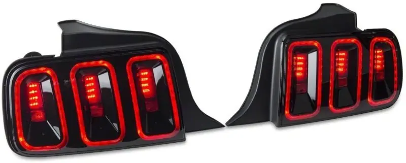 Raxiom Gen5 Tail Lights- Black Housing Smoked Lens (05-09 Ford Mustang) (RAX49169)