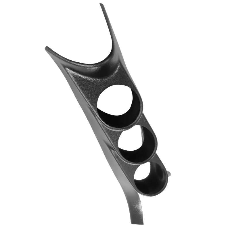 Autometer 52mm Black Triple Pillar Pod (05-09 Ford Mustang) (ATM12128)