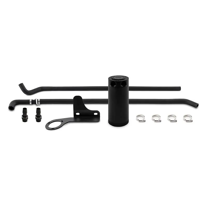 Mishimoto Baffled Oil Catch Can Kit - Black (07-13 Mazda Mazdaspeed3) (MISMMBCC-MS3-07PBE2)