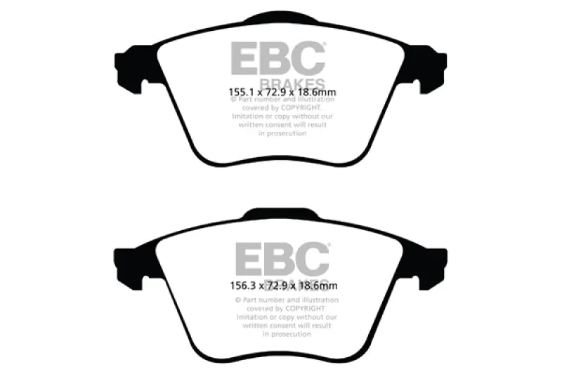 EBC Yellowstuff Front Brake Pads (07-13 Mazda 3) (EBCDP41574R)